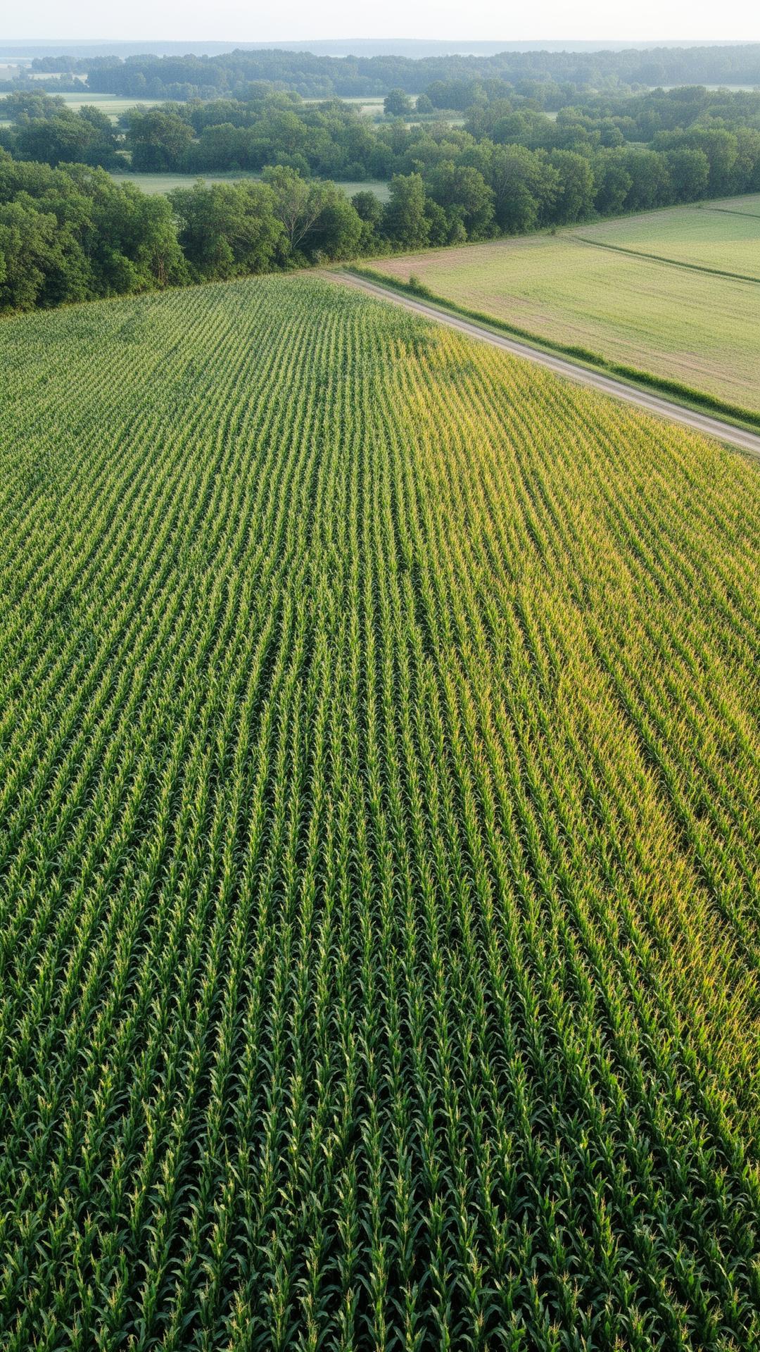 Crop health monitoring with NDVI vegetation overlay